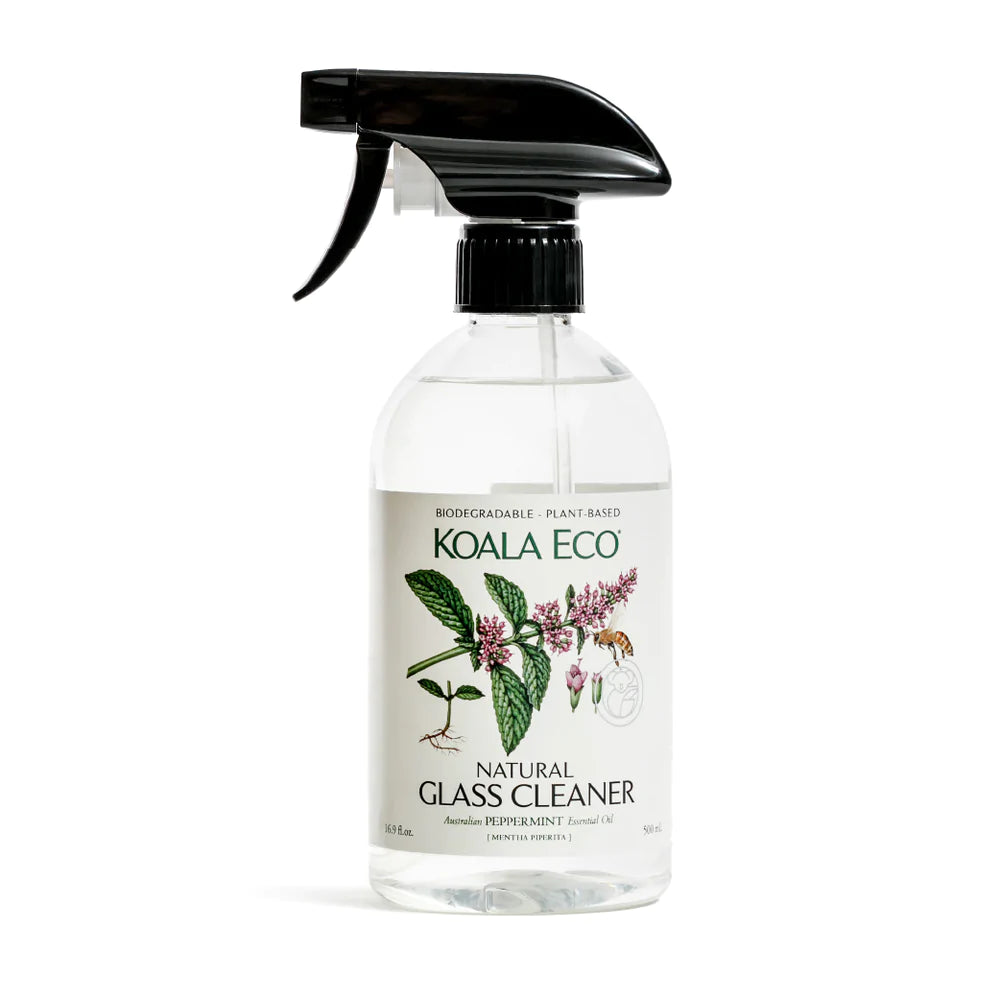 Koala Eco Glass Cleaner 100% Peppermint Essential Oil-The Living Co.
