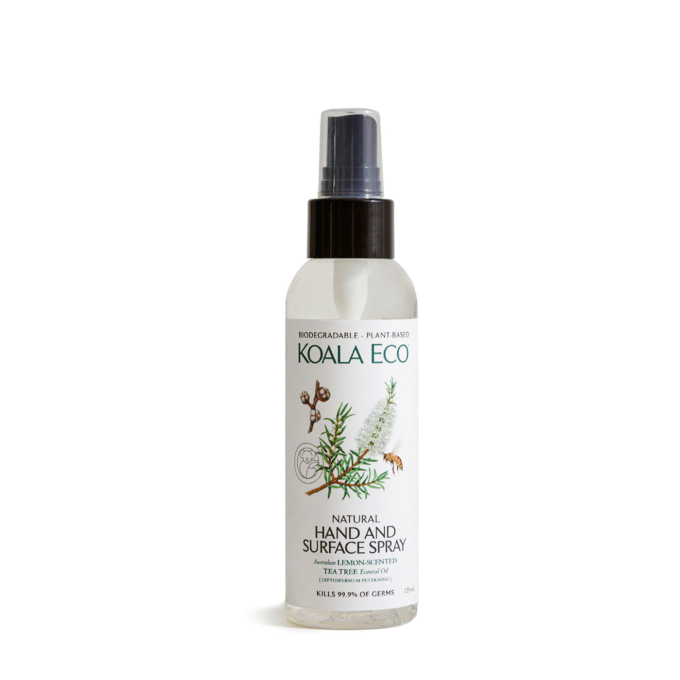 Koala Eco Natural Hand & Surface Spray Lemon Scented Tea Tree-The Living Co.