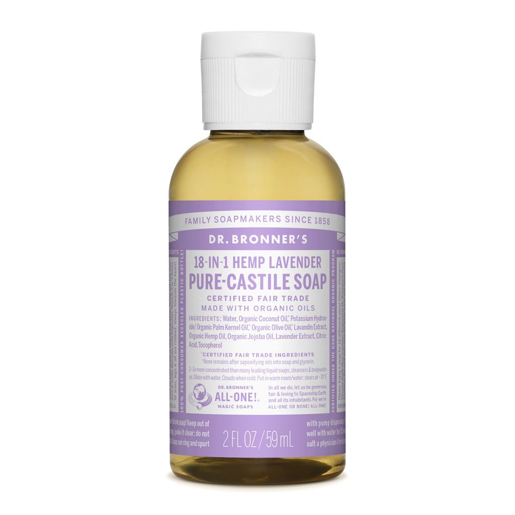 Dr. Bronner's Pure-Castile Liquid Soap Lavender-The Living Co.