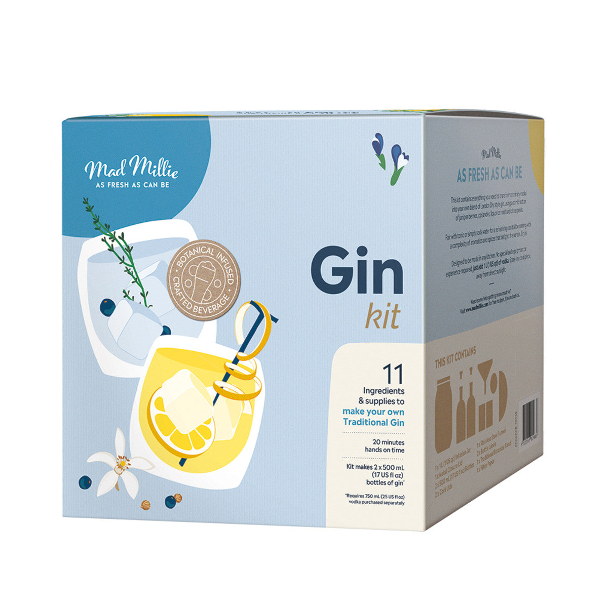 Mad Millie Gin Kit-The Living Co.