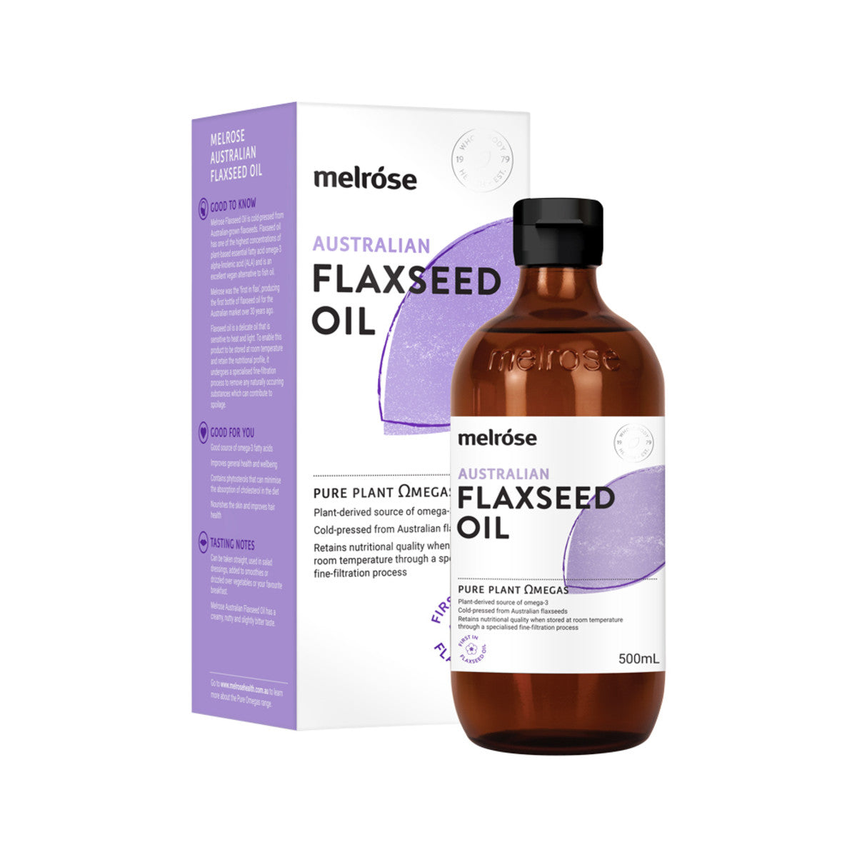 Melrose Australian Flaxseed Oil 500ml-The Living Co.