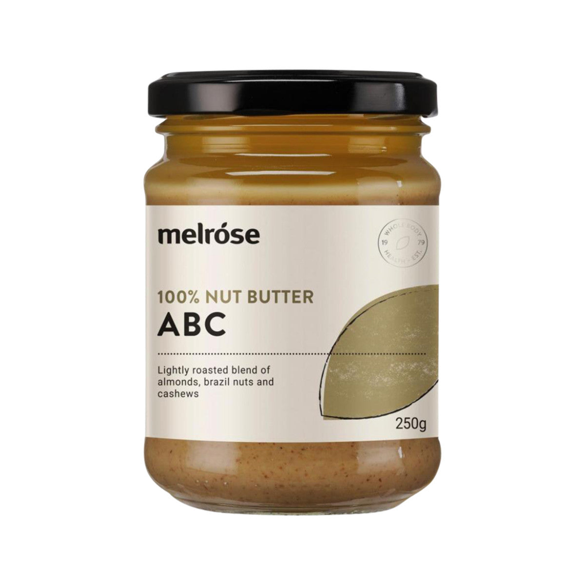 Melrose 100% Nut Butter ABC (Almond Brazils & Cashews) 250g-The Living Co.