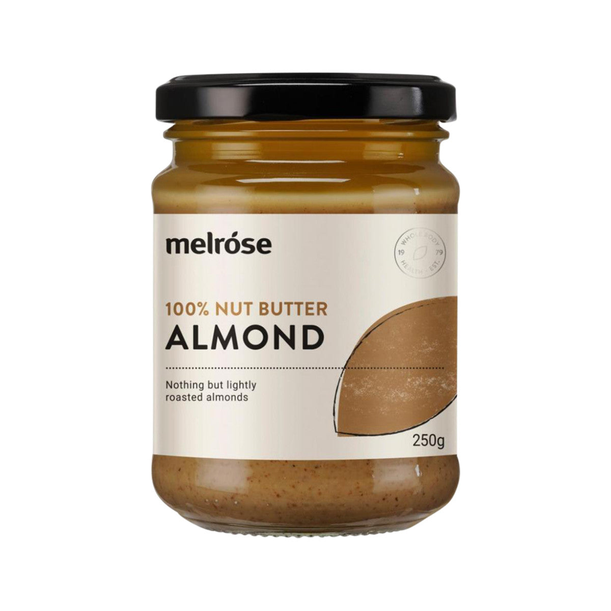 Melrose 100% Nut Butter Almond 250g-The Living Co.