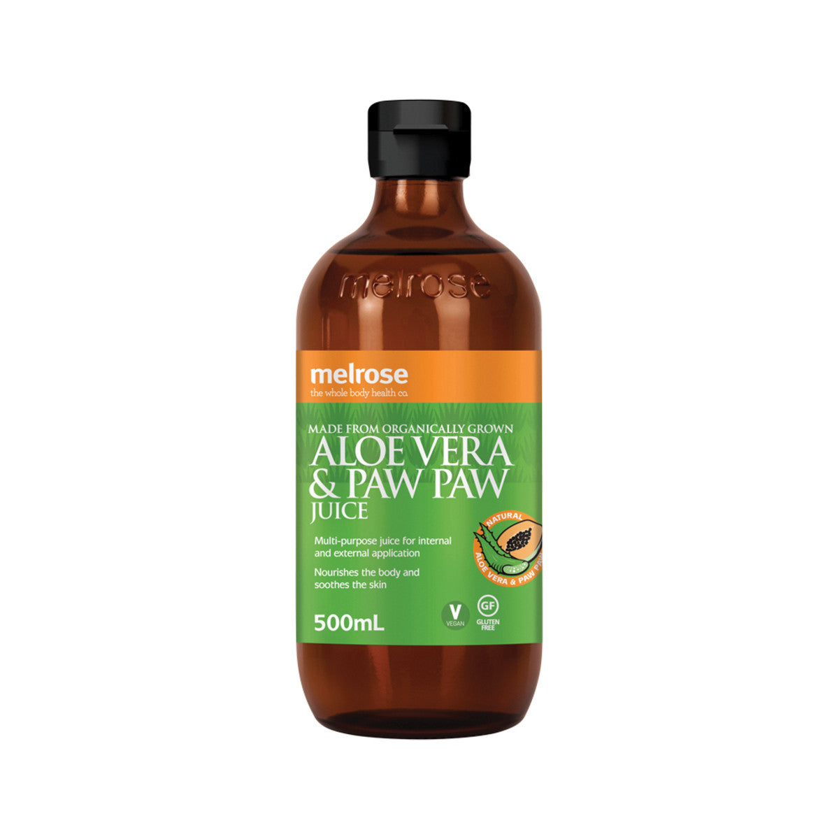 Melrose Organic Aloe Vera & Paw Paw Juice 500ml-The Living Co.