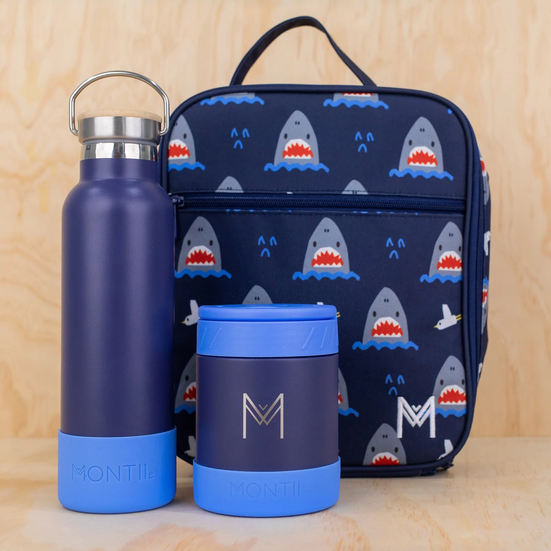 MontiiCo Insulated Food Jar - Cobalt-The Living Co.