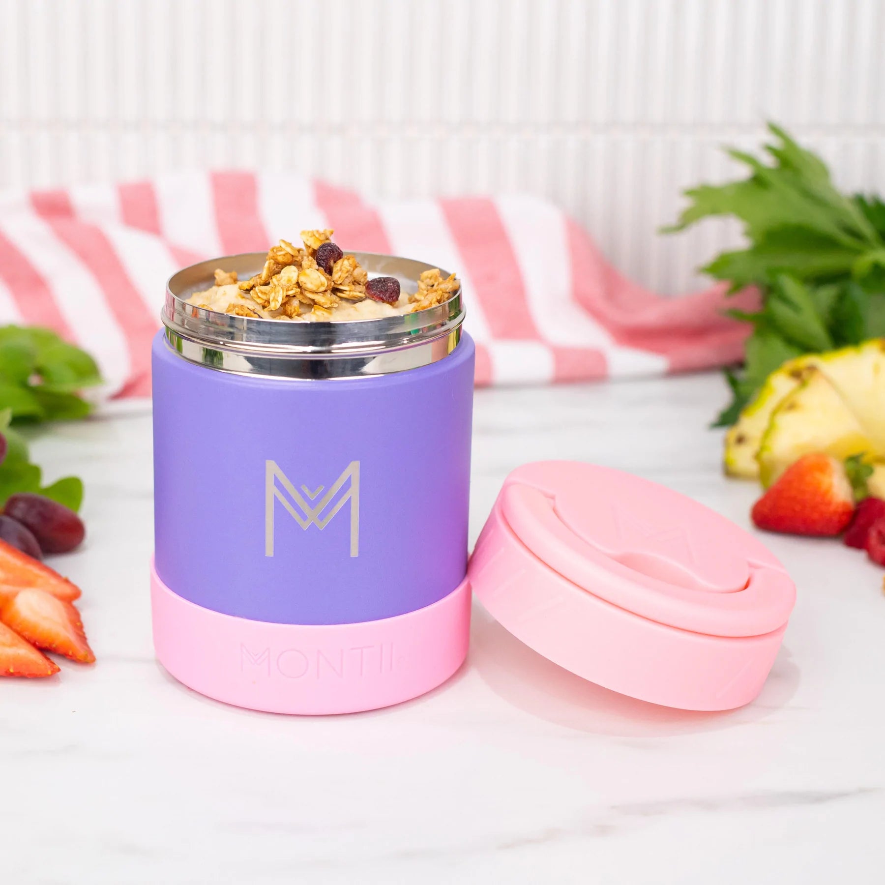 MontiiCo Insulated Food Jar - Grape-The Living Co.