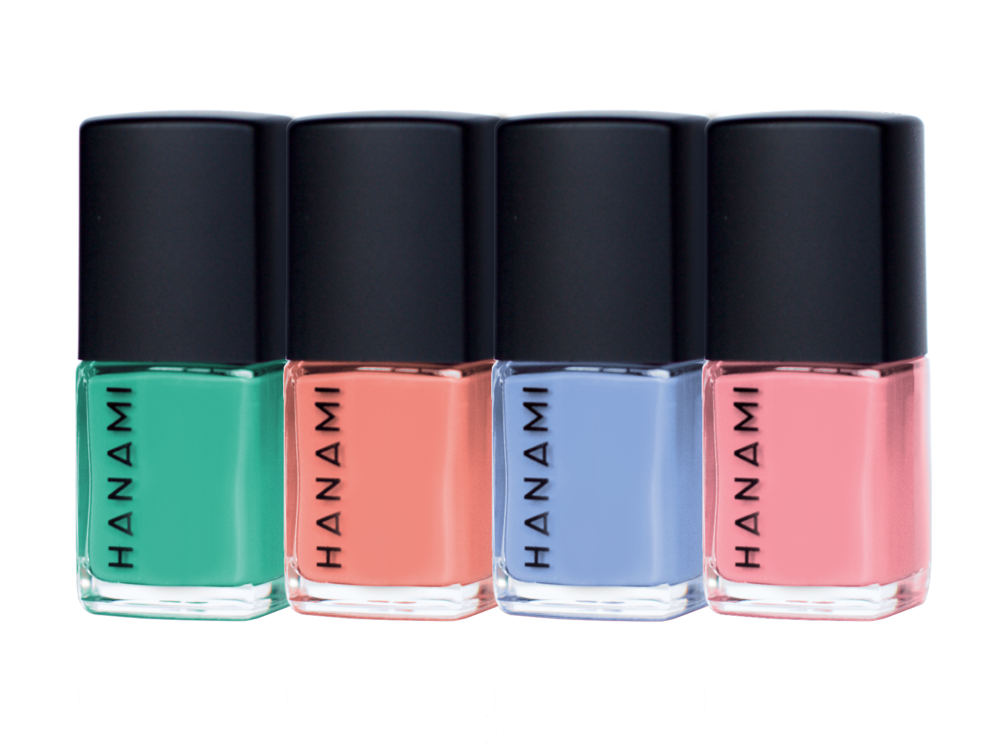 Hanami Nail Polish Collection Voyage 9ml x 4 Pack-The Living Co.