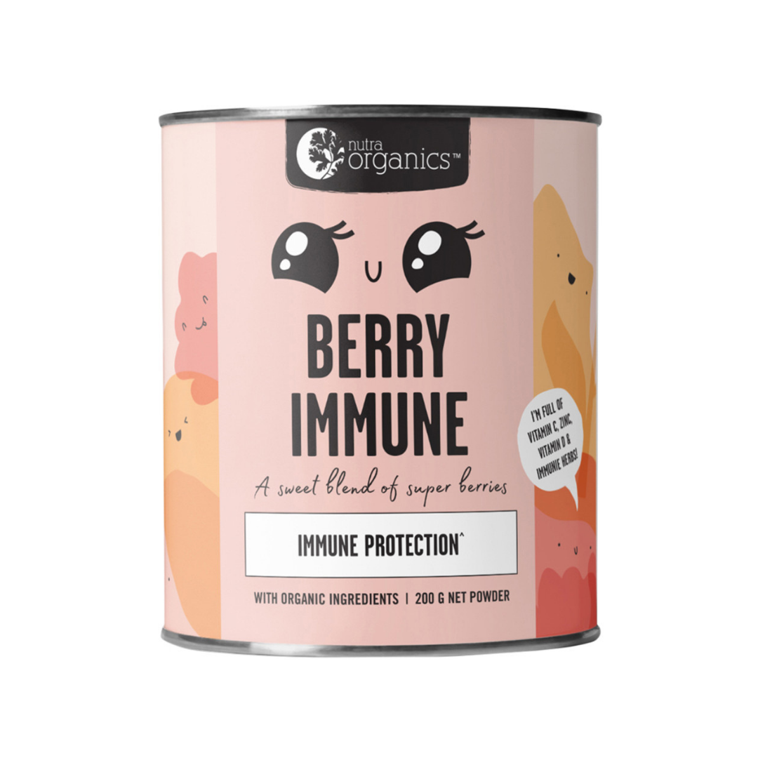 Nutra Organics Berry Immune (Immune Protection) 200g-The Living Co.