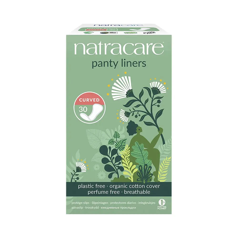 Natracare Curved Panty Liners 30-The Living Co.