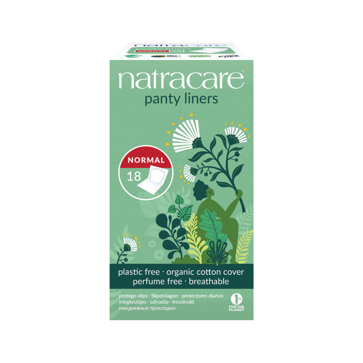 Natracare Normal Panty Liners-The Living Co.