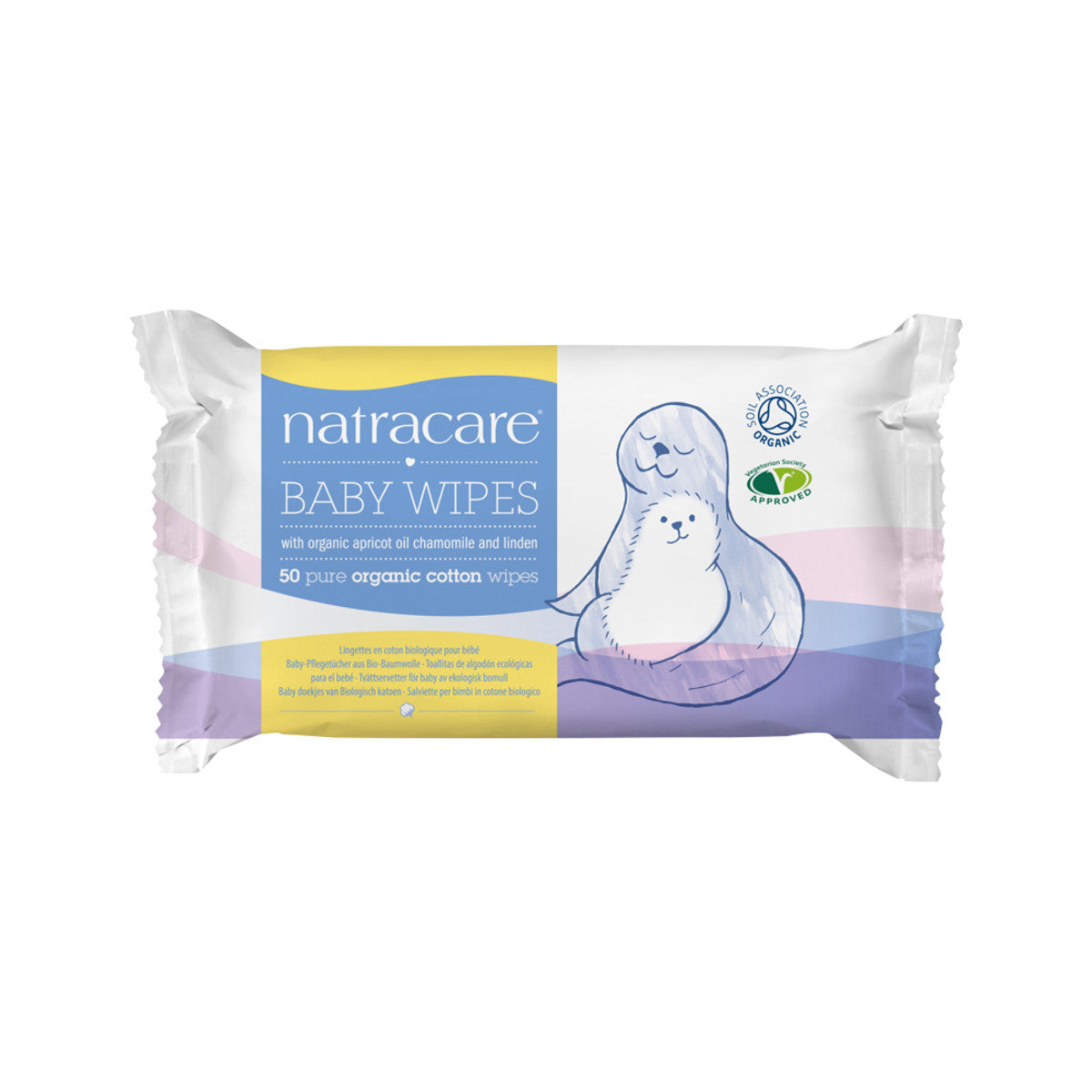 Natracare Organic Baby Wipes 50-The Living Co.