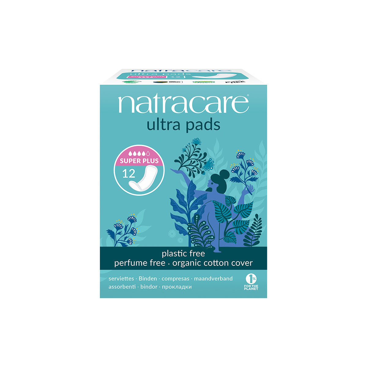 Natracare Ultra Super Plus Pads 12-The Living Co.