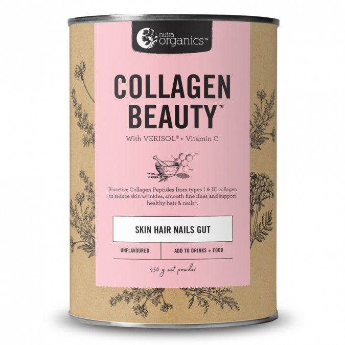 Nutra Organics Collagen Beauty 450g-The Living Co.