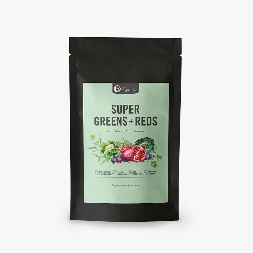 Nutra Organics Super Greens + Reds-The Living Co.