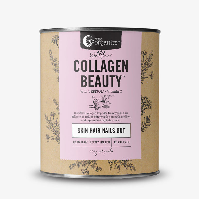 Nutra Organics Collagen Beauty Wildflower-The Living Co.