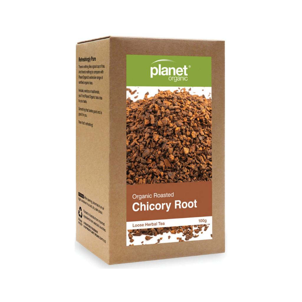 Planet Organic Chicory Root (Roasted) Loose Leaf Tea 100g-The Living Co.