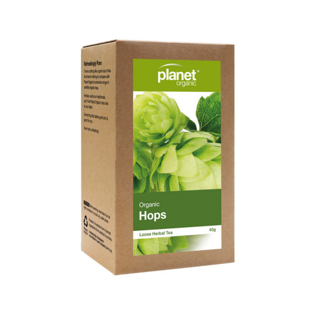 Planet Organic Hops Loose Leaf Tea 40g-The Living Co.