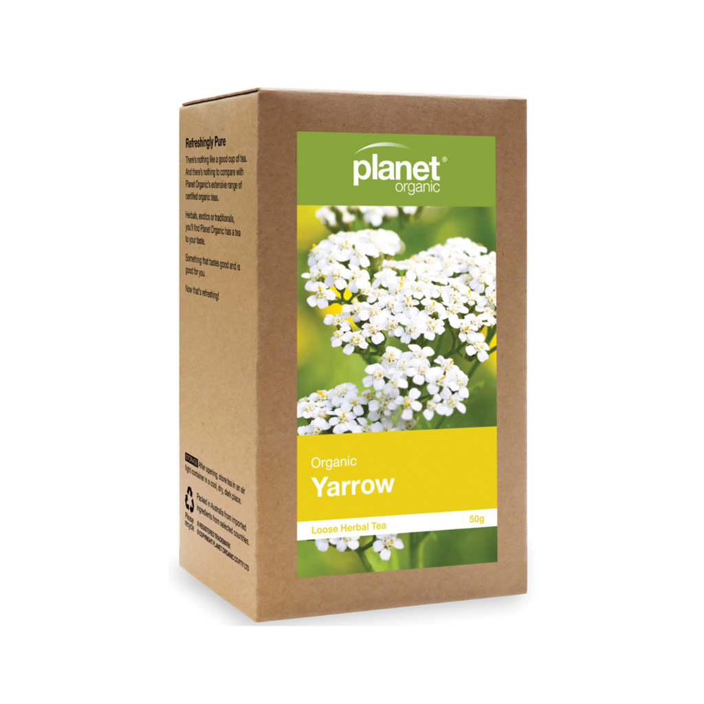 Planet Organic Yarrow Loose Leaf Tea 50g-The Living Co.