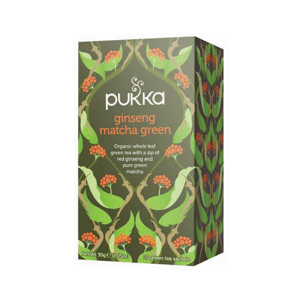 Pukka Ginseng Matcha Green x 20 Tea Bags-The Living Co.