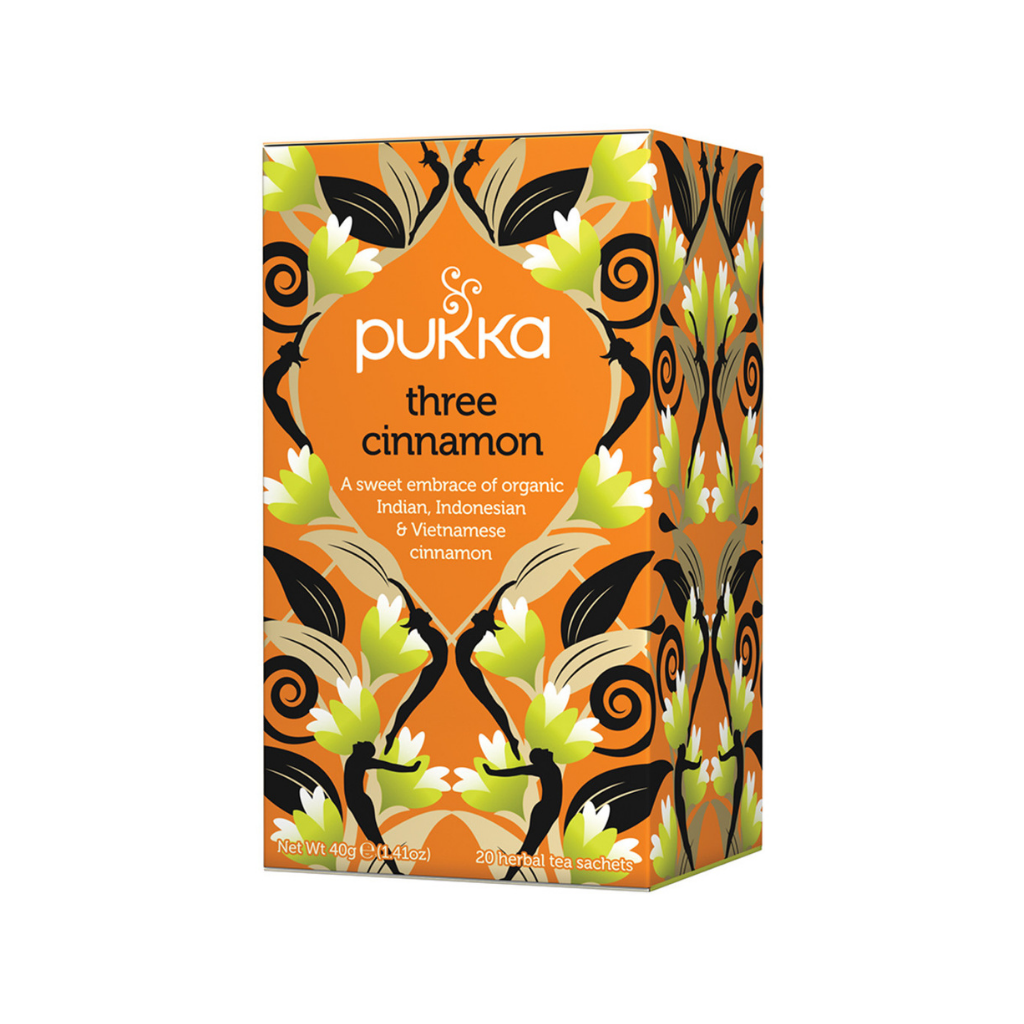 Pukka Three Cinnamon x 20 Tea Bags-The Living Co.
