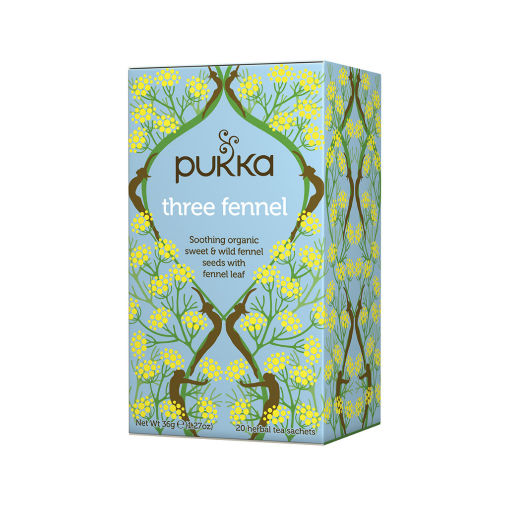 Pukka Three Fennel x 20 Tea Bags-The Living Co.