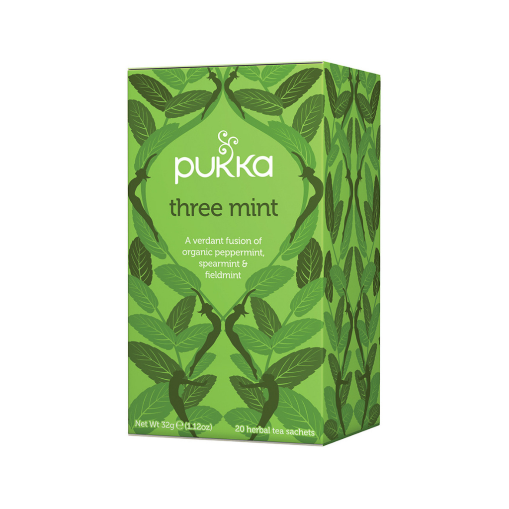 Pukka Three Mint x 20 Tea Bags-The Living Co.