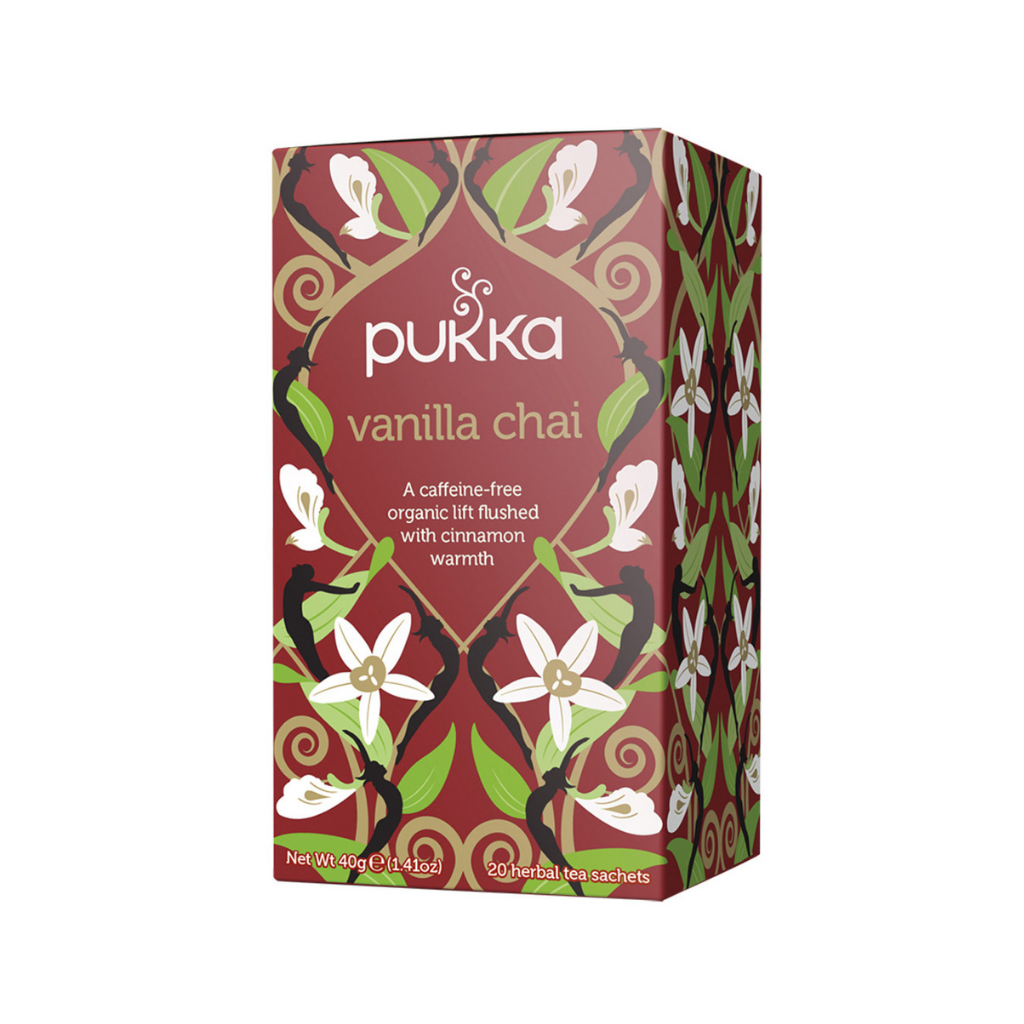 Pukka Vanilla Chai x 20 Tea Bags-The Living Co.