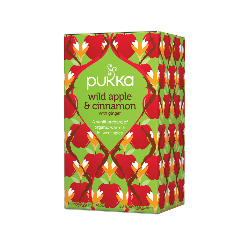 Pukka Wild Apple & Cinnamon x 20 Tea Bags-The Living Co.
