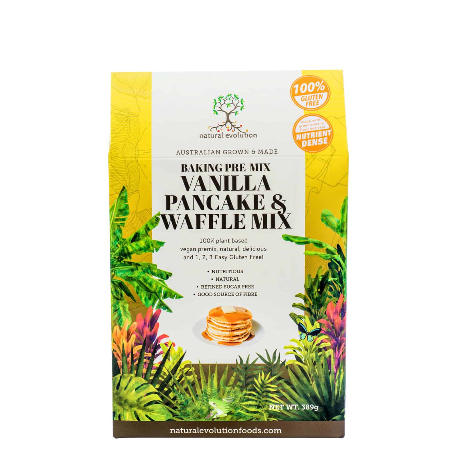 Natural Evolution Vanilla Pancake & Waffle Mix-The Living Co.
