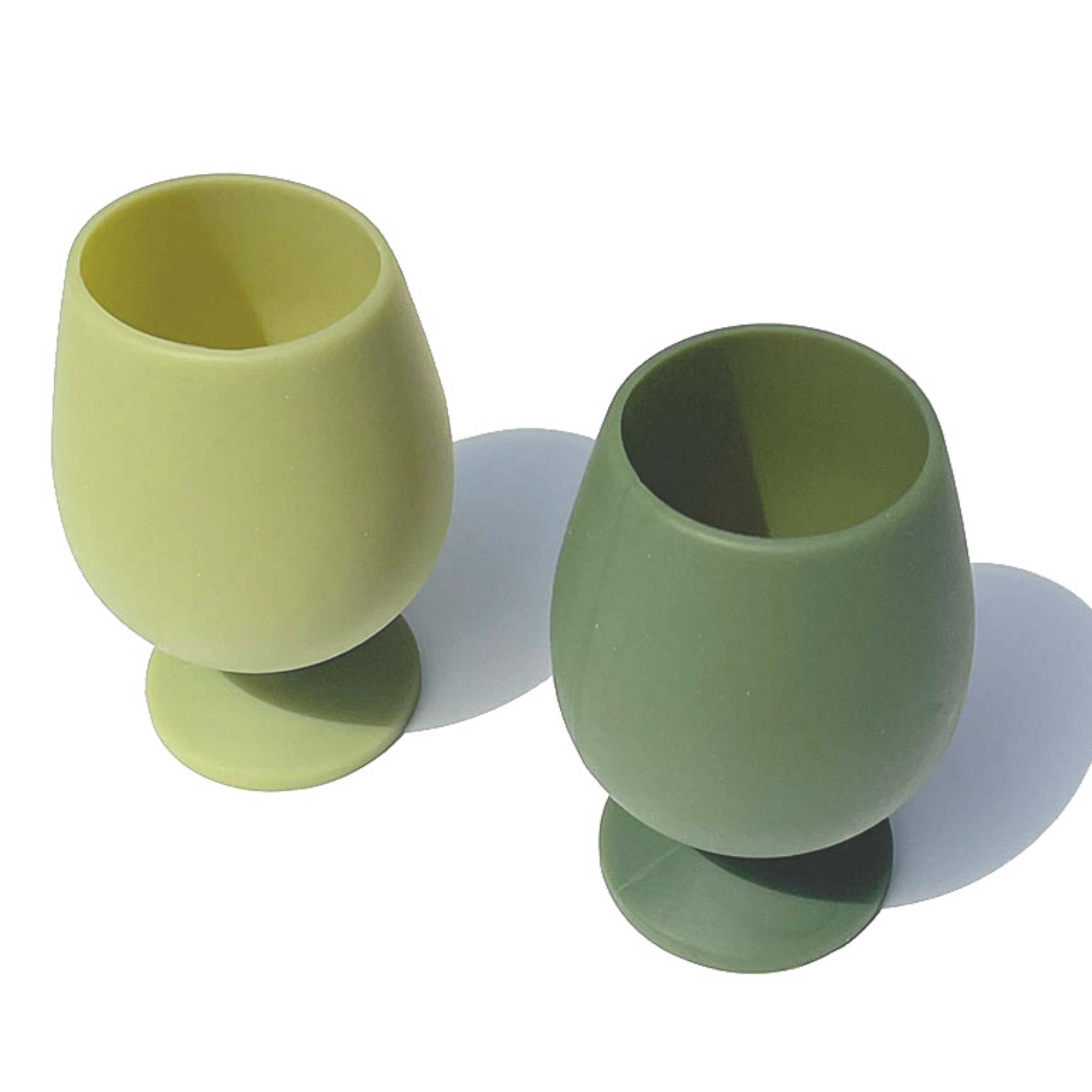 Porter Green Stemm | Unbreakable Silicone Wine Glass | Stirling-The Living Co.