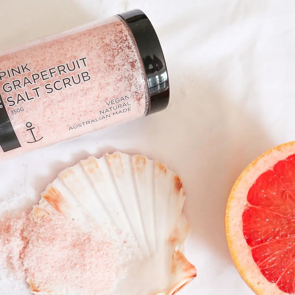 Summer Salt Body Pink Grapefruit Salt Scrub-The Living Co.