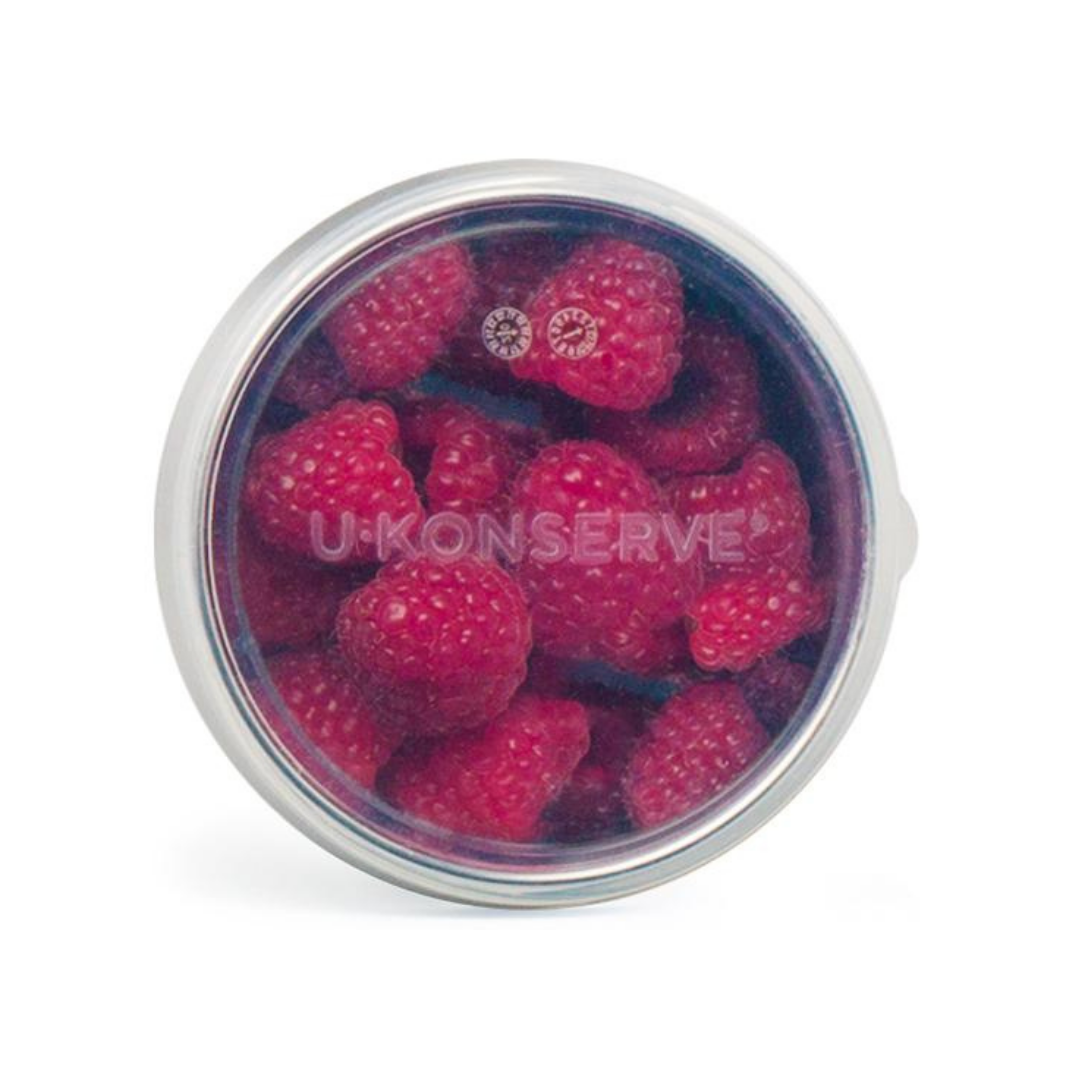 U-Konserve Small Round 5oz 25oz Lid Only - Clear Silicone-The Living Co.