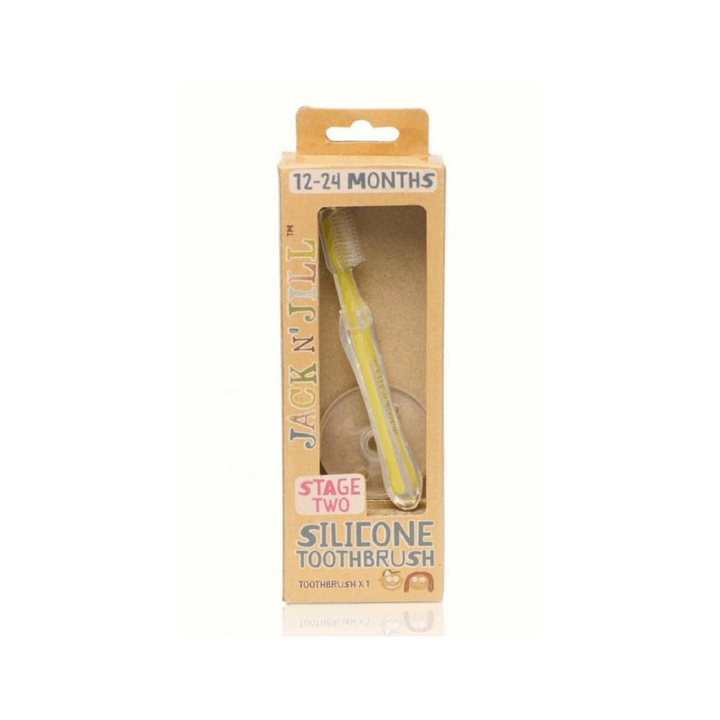 Jack n' Jill Silicone Baby Toothbrush-The Living Co.