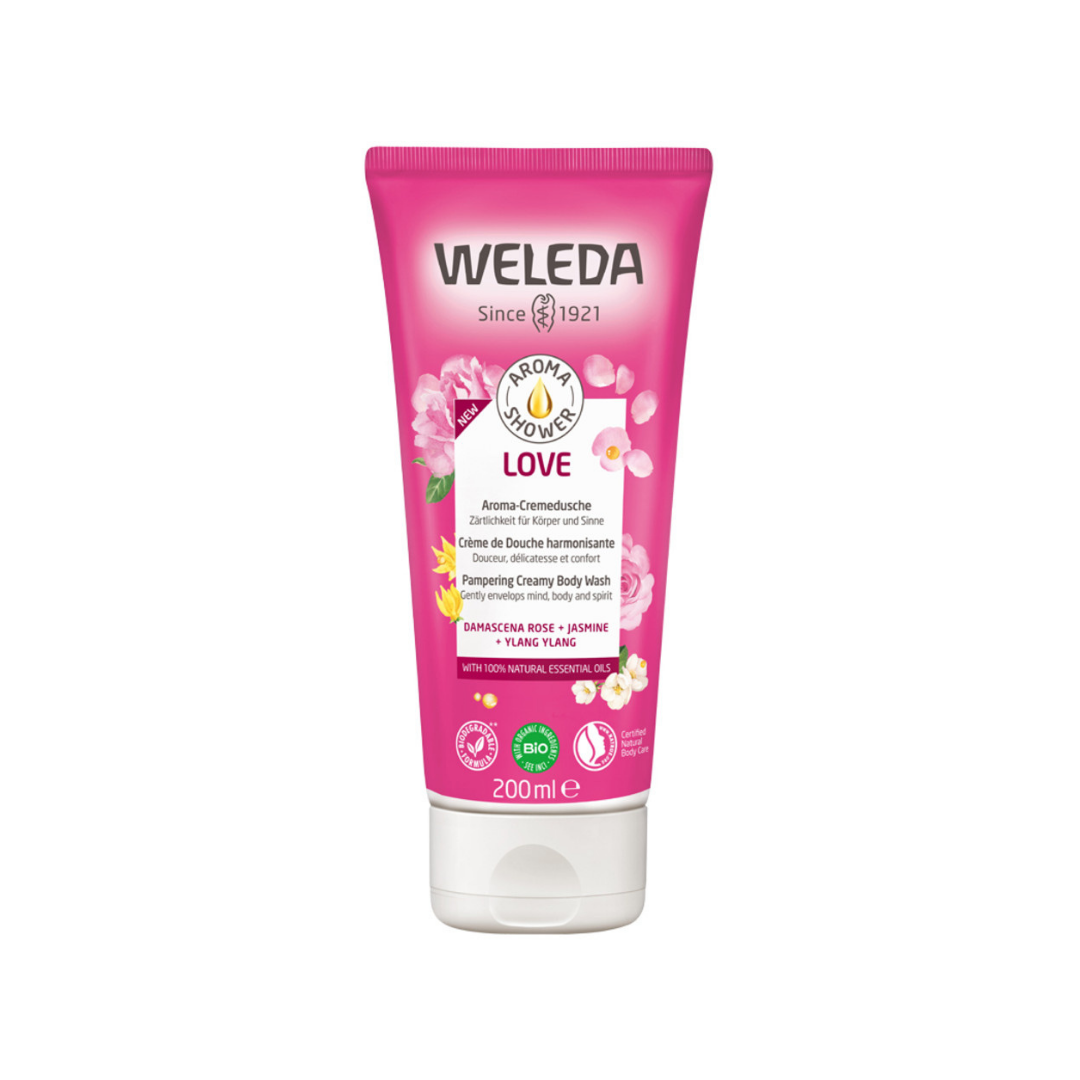 Weleda Aroma Shower Gel Love-The Living Co.