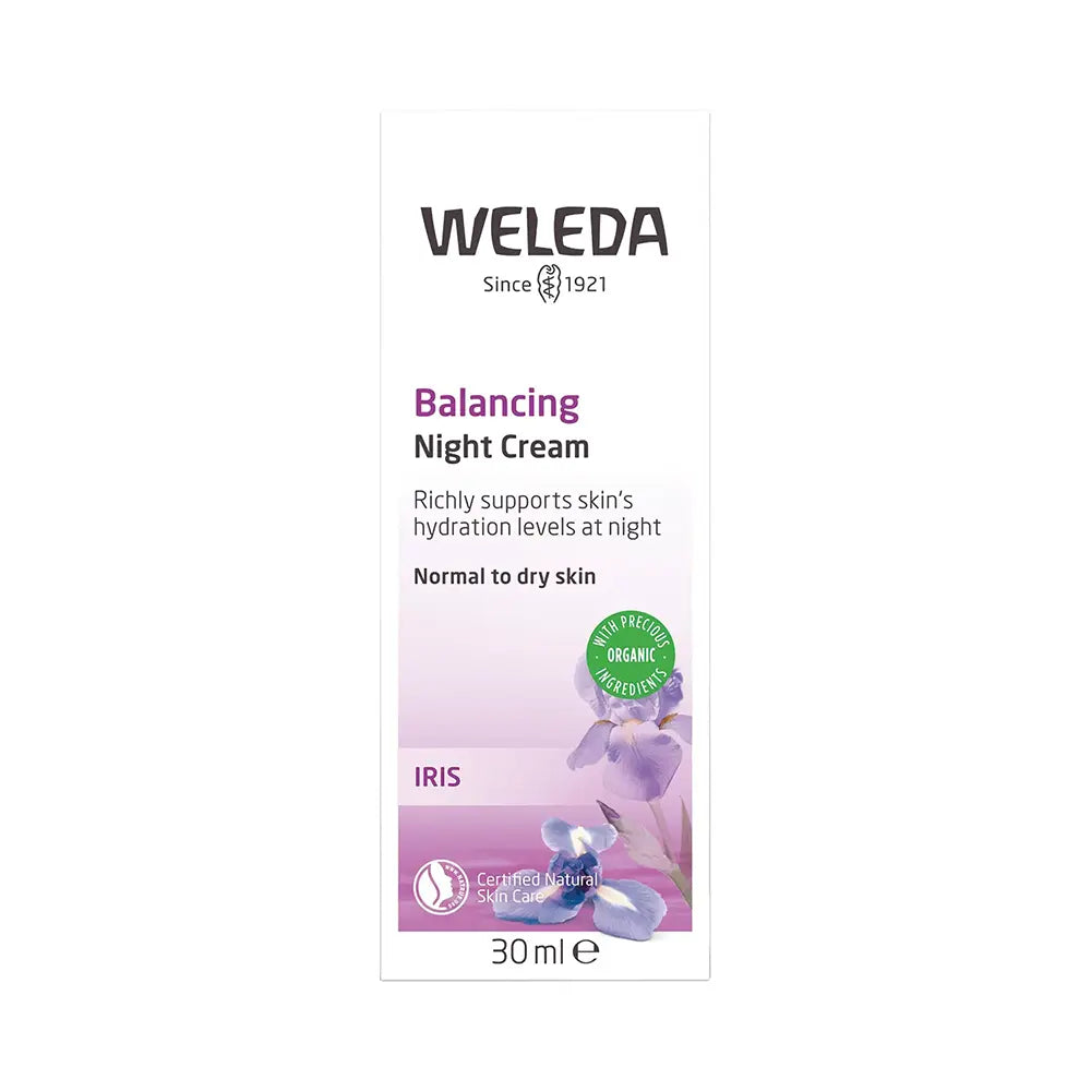 Weleda Balancing Night Cream - Iris-The Living Co.