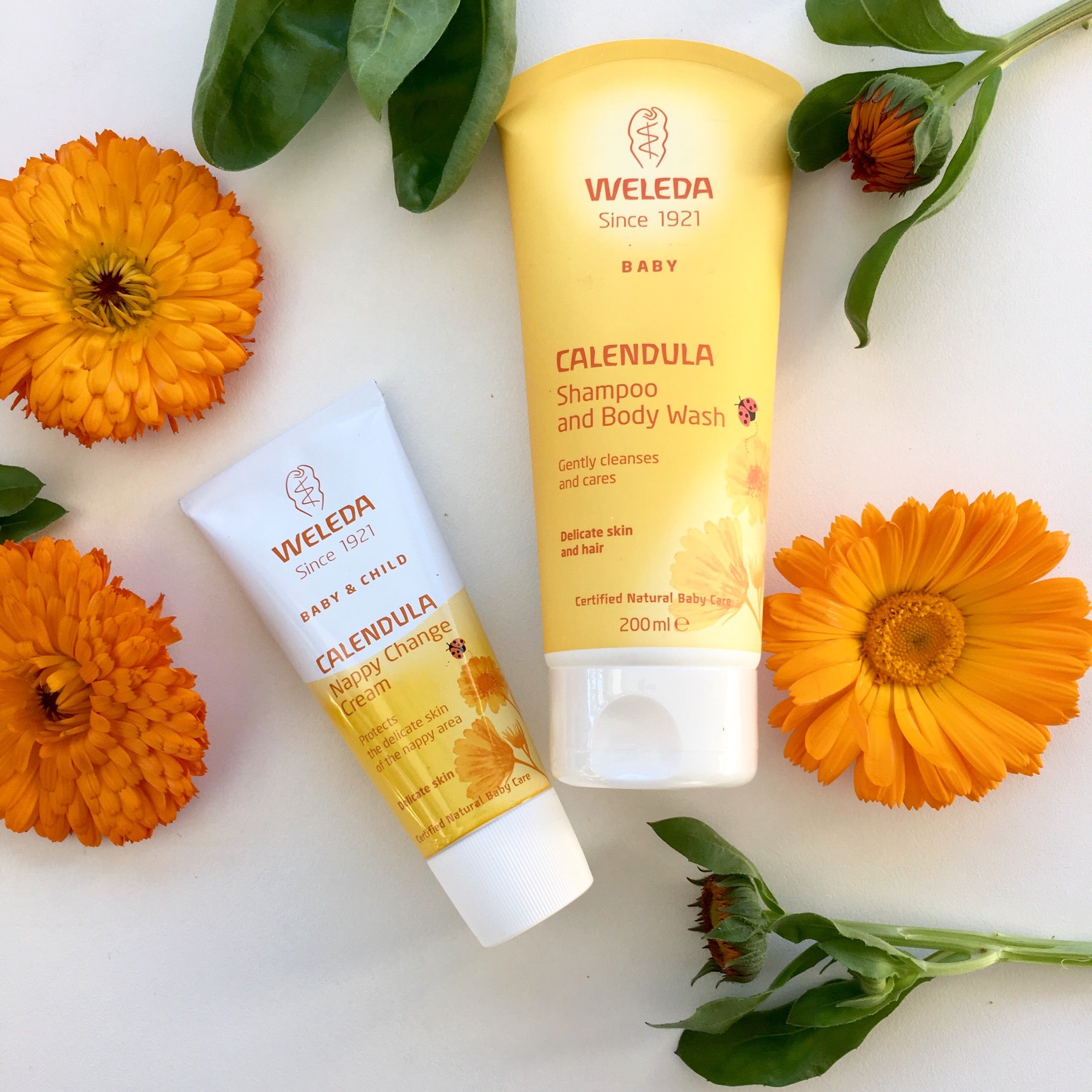 Weleda calendula body deals and hair washing cream