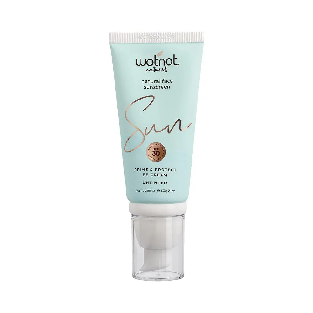 Wotnot 30 SPF Natural Face Sunscreen +, Serum, BB Cream & Primer-The Living Co.