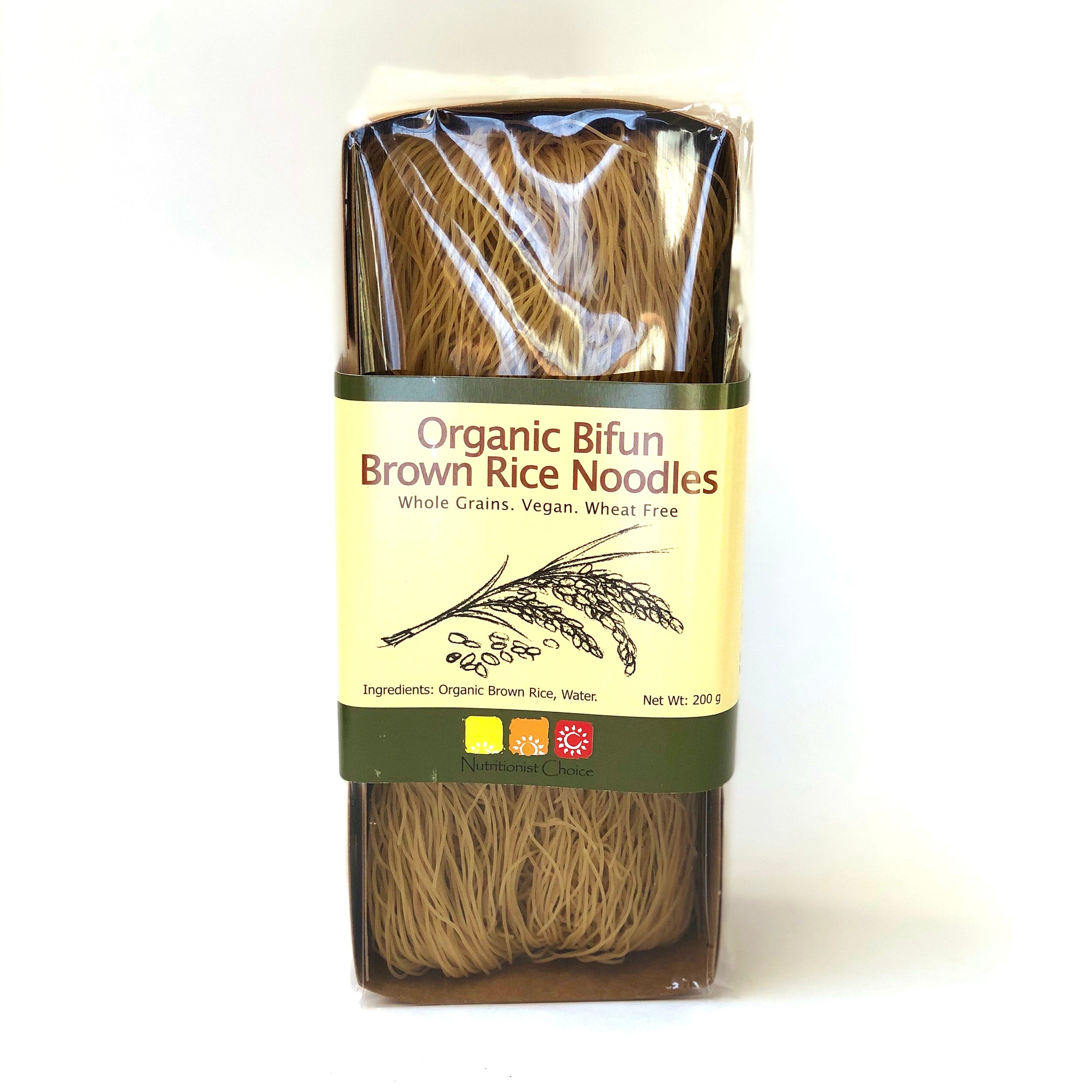 Nutritionist Choice Organic Bifun Brown Rice Noodles-The Living Co.
