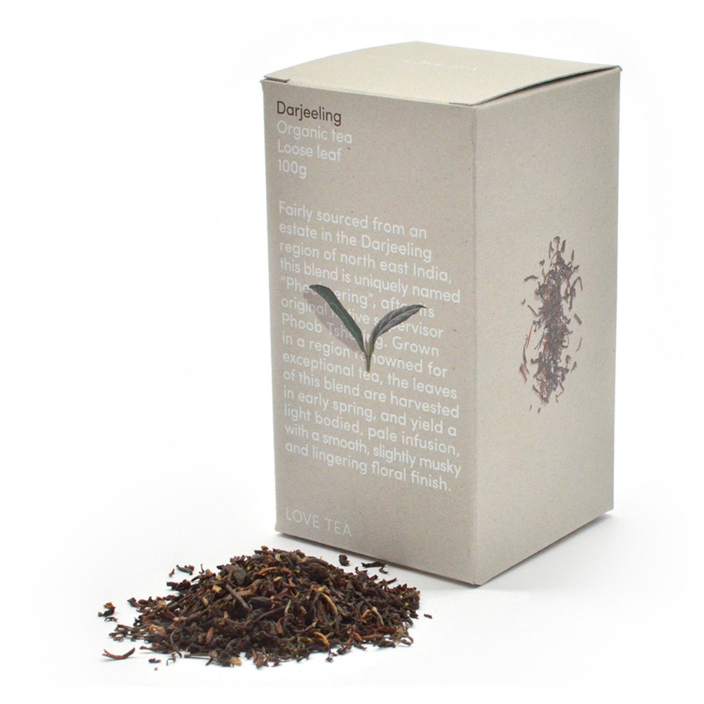 Love Tea Organic Darjeeling 100g-The Living Co.