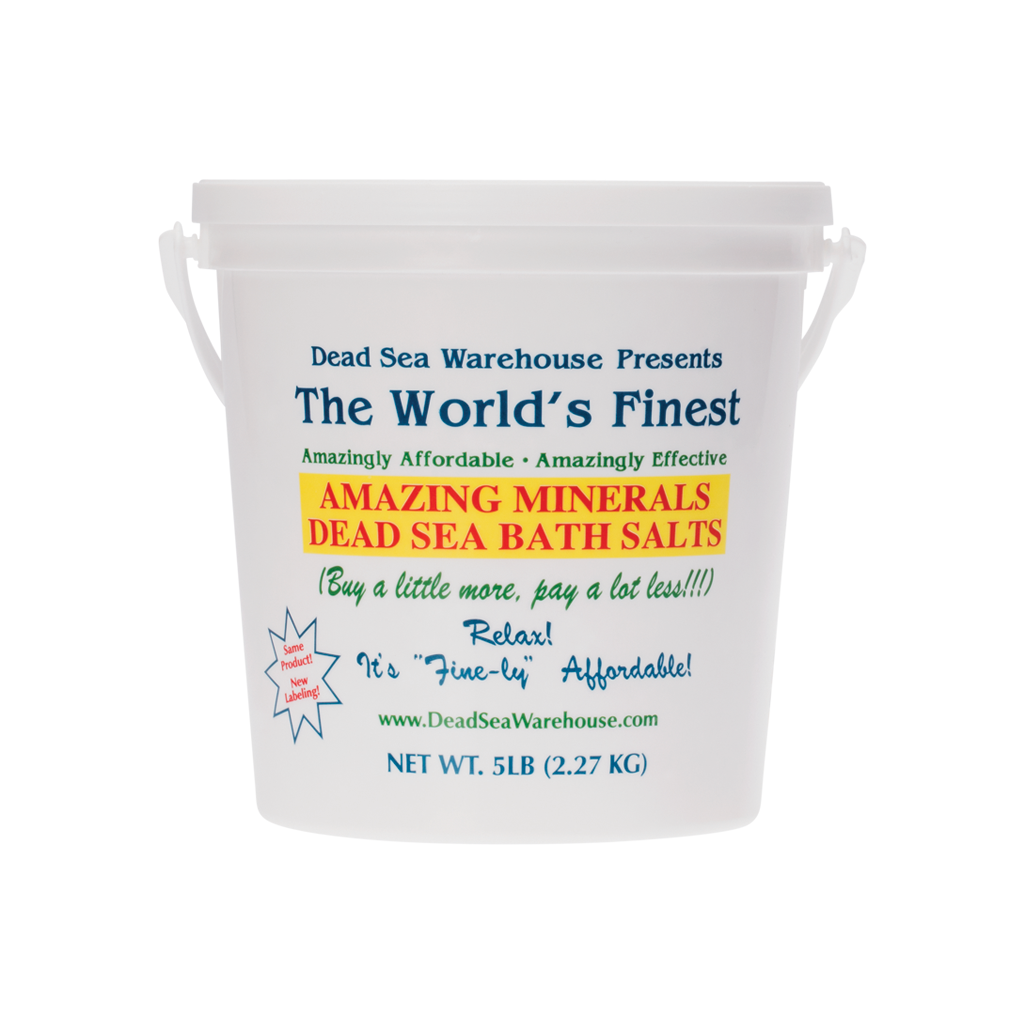 Dead Sea Bath Salts Bucket 2.27kg-The Living Co.