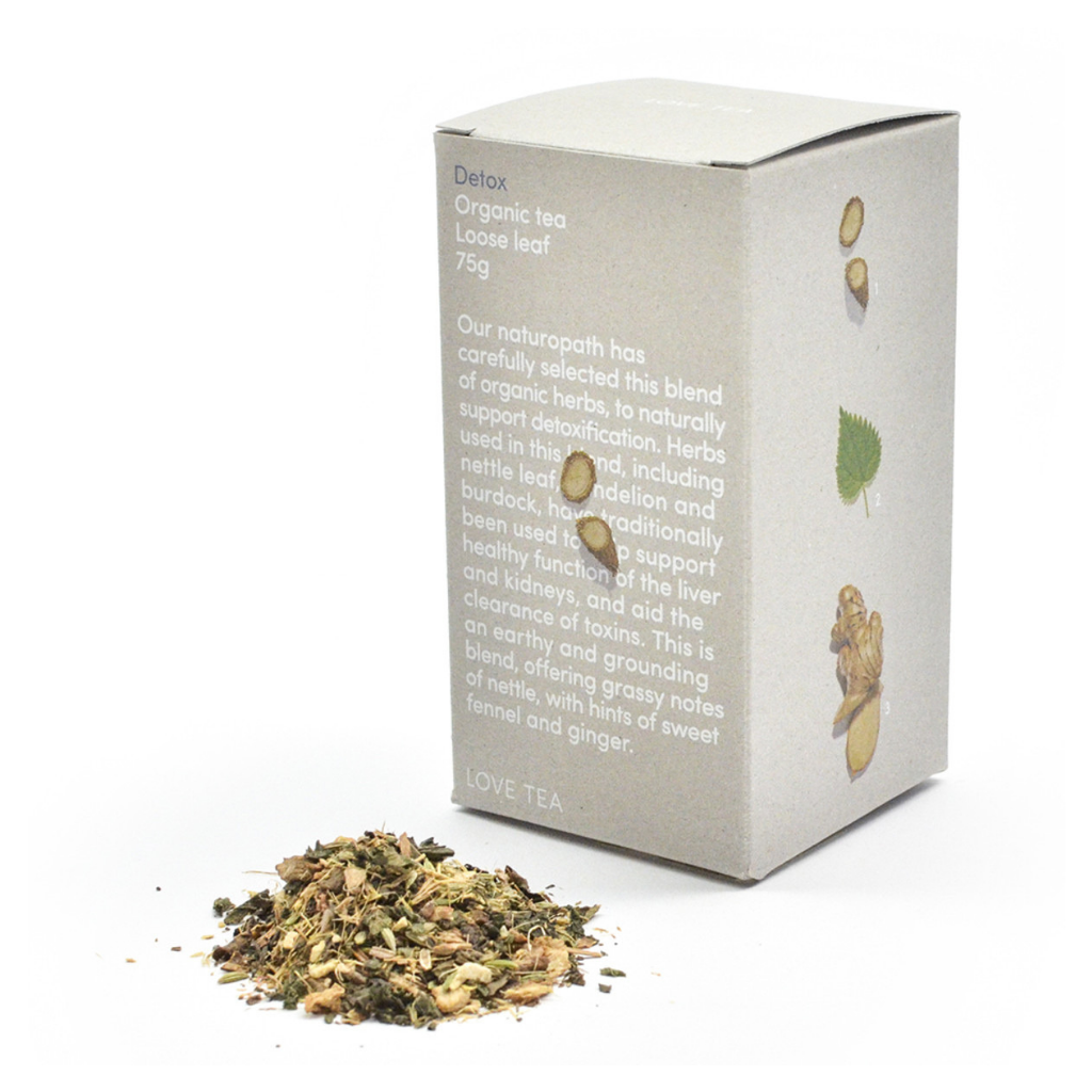 Love Tea Organic Detox 75g-The Living Co.