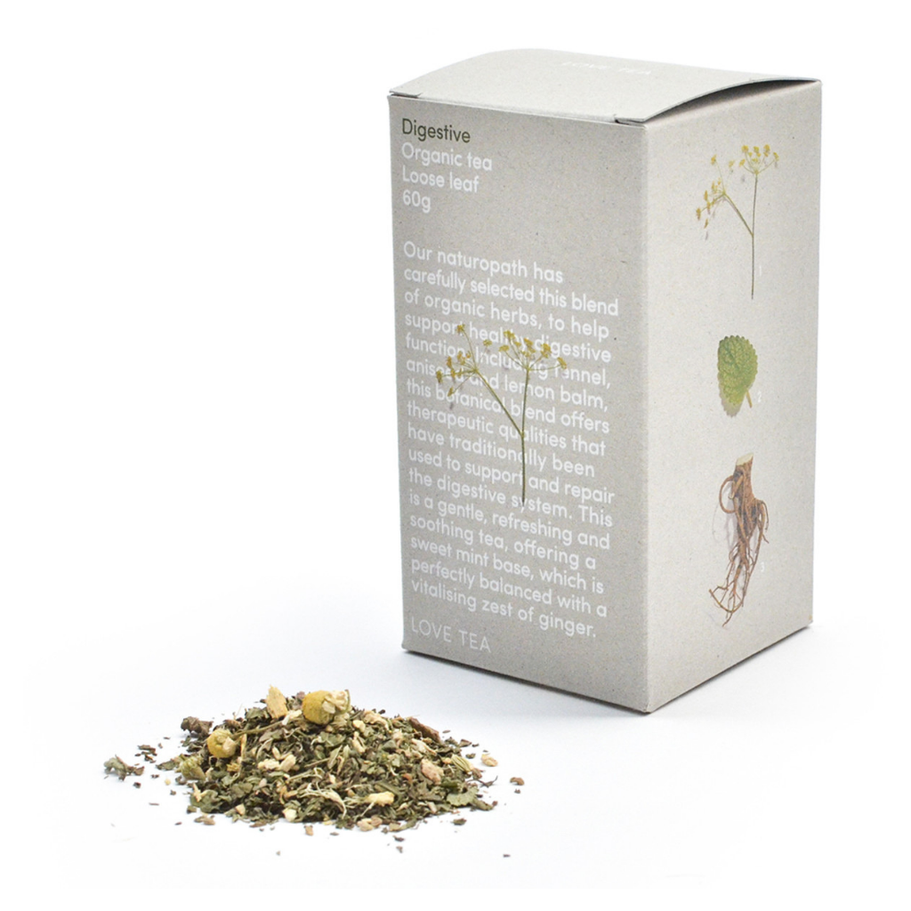 Love Tea Organic Digestive 60g-The Living Co.