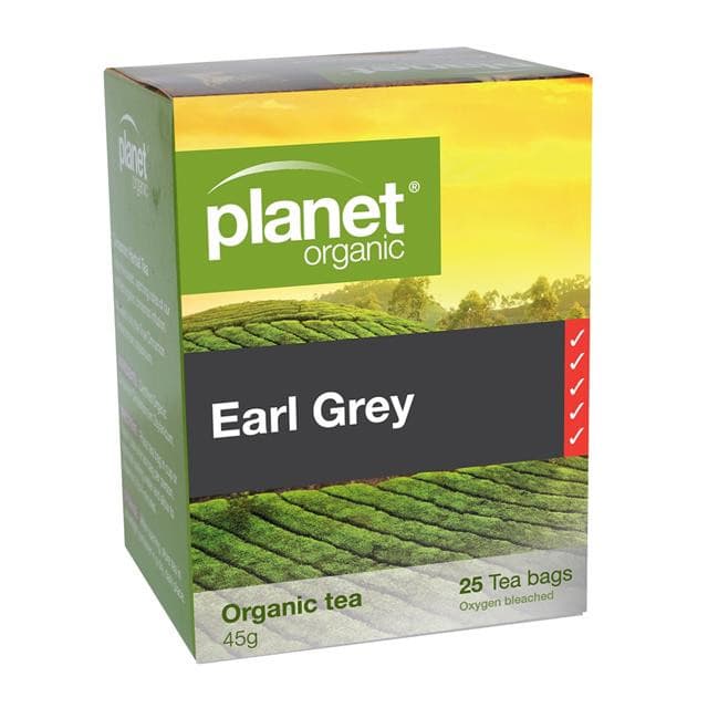 Planet Organic Earl Grey Tea Bags 25-The Living Co.
