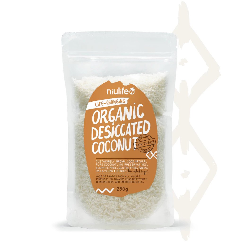 Niulife Desiccated Coconut 250g-The Living Co.