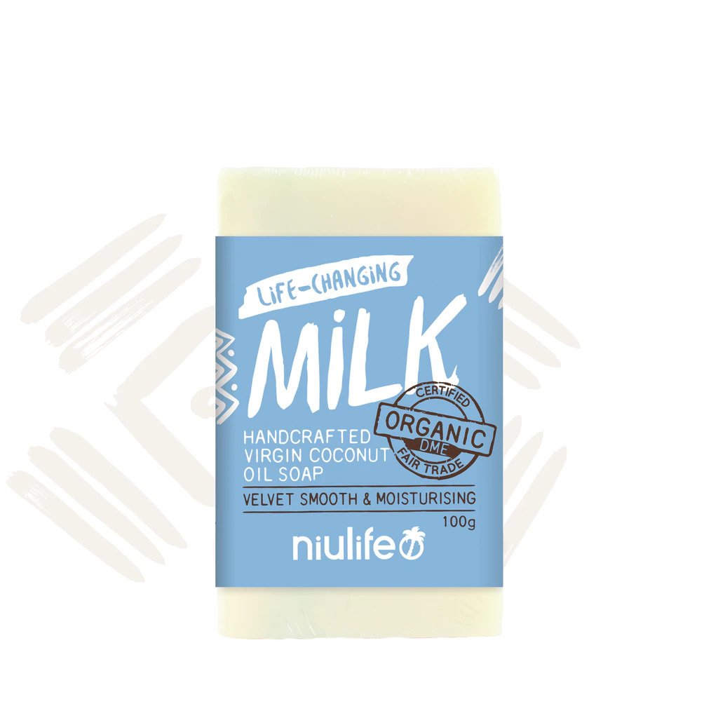 Niulife Coconut Oil Soap Milk - Coconut Milk 100g-The Living Co.