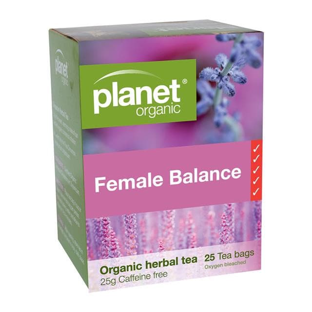 Planet Organic Female Balance Tea Bags 25-The Living Co.