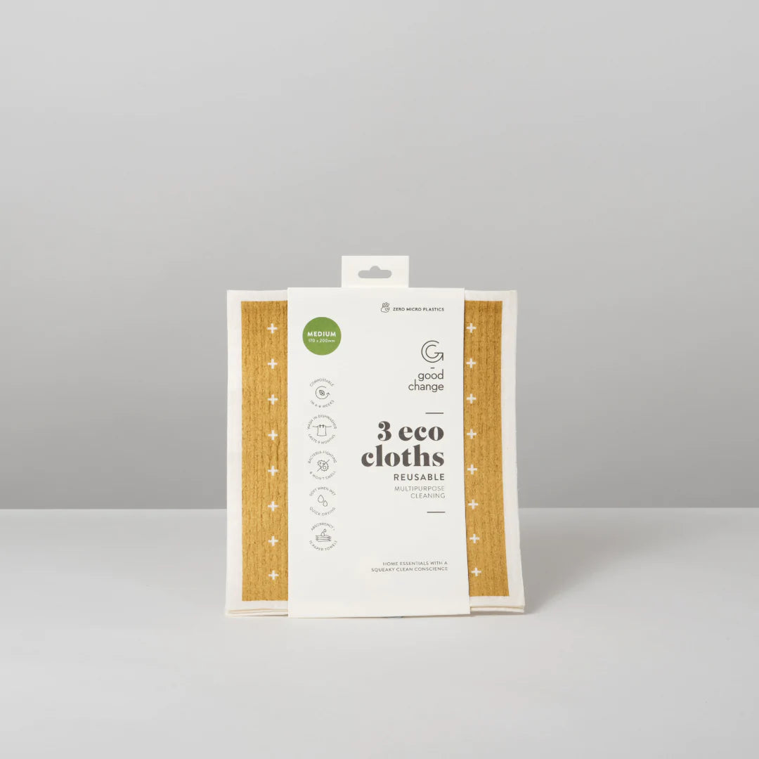 Good Change Store Eco Cloth - Medium x3-The Living Co.