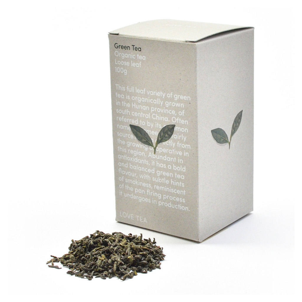 Love Tea Organic Green Tea 100g-The Living Co.