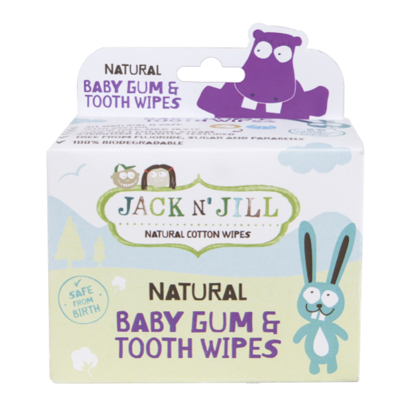 Jack n' Jill Gum & Tooth Wipes 25ea-The Living Co.