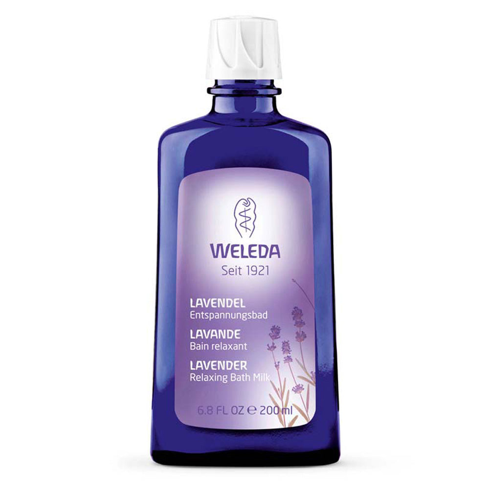 Weleda Lavender Relaxing Bath Milk 200ml-The Living Co.